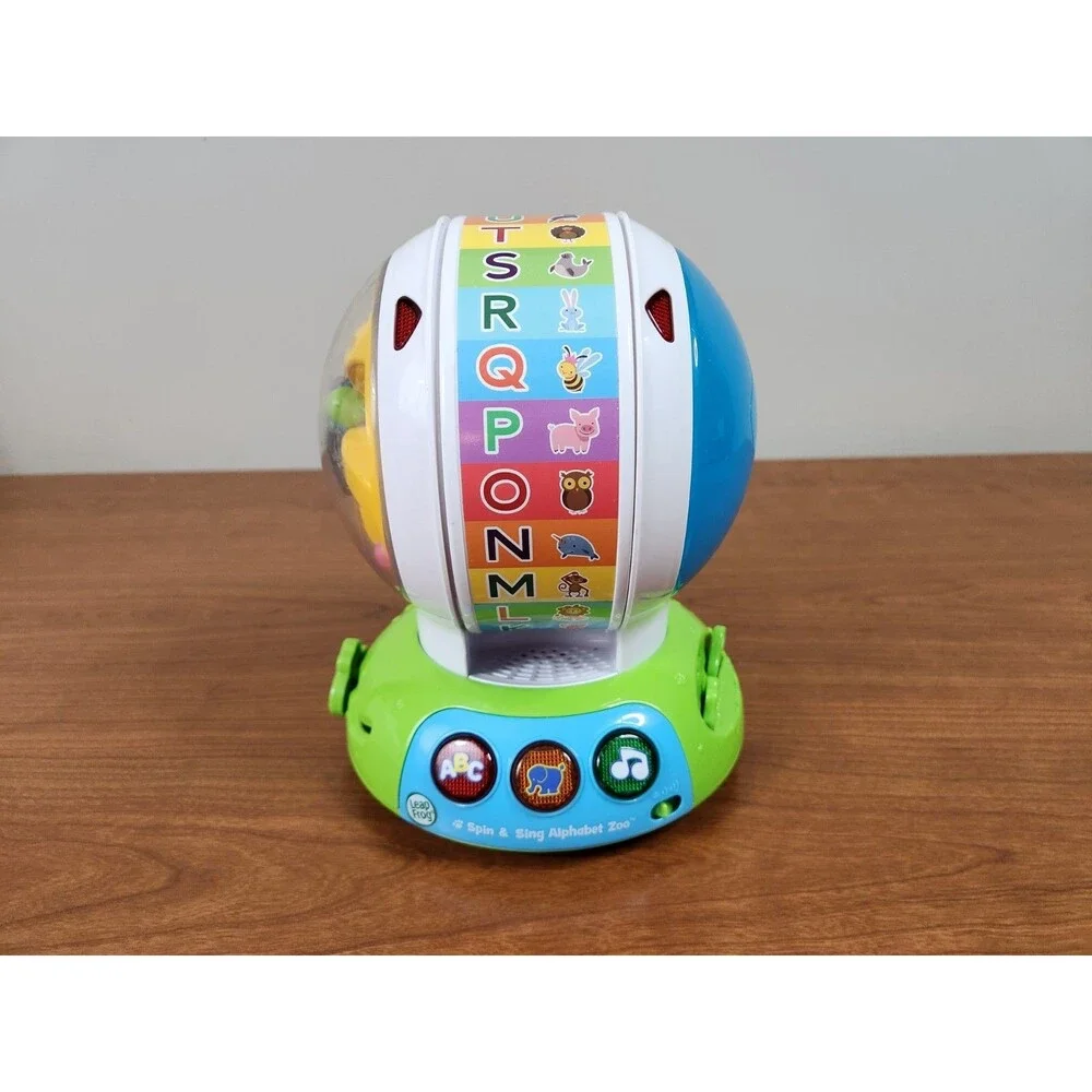LeapFrog Spin & Sing Alphabet Zoo Learning Toy Tested And Working